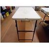 Image 2 : *Plastic Folding Table with Adjustable Heights-4 ft x 2ft.