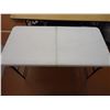 Image 3 : *Plastic Folding Table with Adjustable Heights-4  2ft.