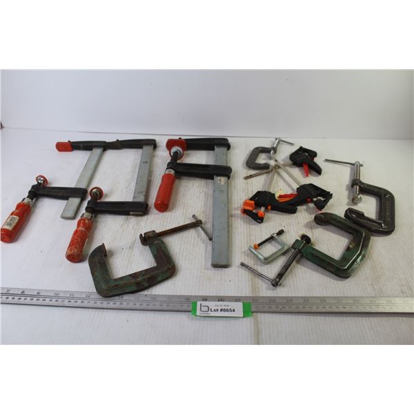 (11) Assorted Clamps