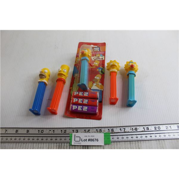 (5) The Simpsons PEZ
