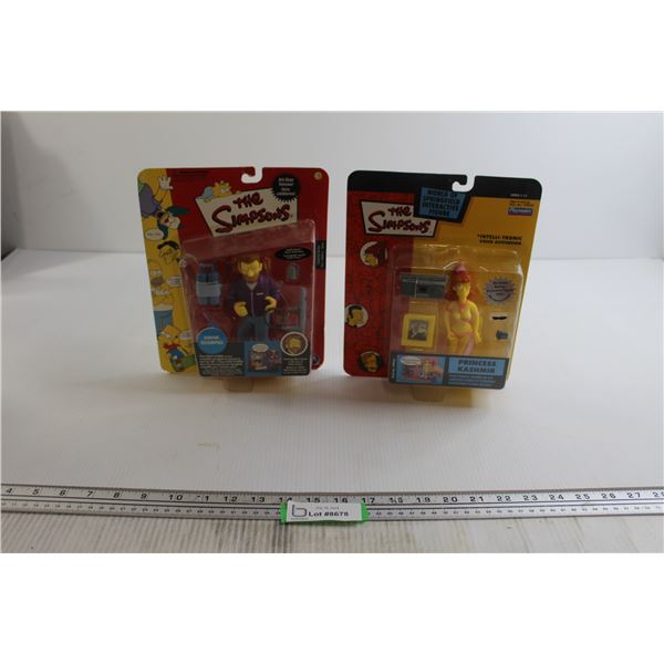 (2) The Simpsons Figurines