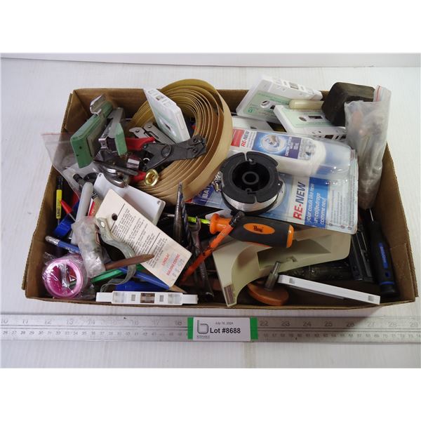 Lot of Assorted Miscellaneous Hardware and Some Tools