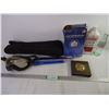 Image 1 : Meter Counter with Case,Goggles,N95 Masks, Linseed Oil, Barometer, Coke Bottle, Spring and Flashligh