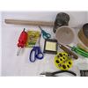 Image 5 : Outdoor Light, Nut Driver Set, Tools, Scissors and misc. hardware