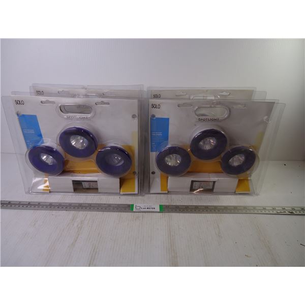 (4) Pkgs. of Recessed Lighting (new but pkgs. have come undone)