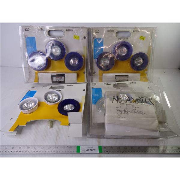 (4) Pkgs. of Recessed Lighting (2 mostly for parts)