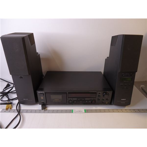 *Sony Cassette Deck and Sony Personal Surround Sound System (untested)
