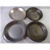Image 3 : (6) Pie Plates,(4) Tin and (2) Glass and Several Tin Foil Pie Plates