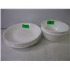 Image 2 : Assorted Corelle Dishes in Straight White-23 Pieces in Total