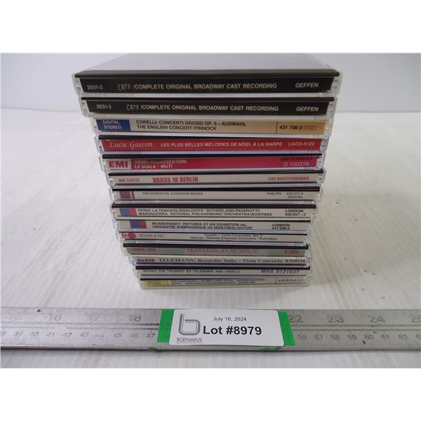 (14) Classical Music CD's-Masters at Work, Brass in Berlin, Lucie Gascon and more