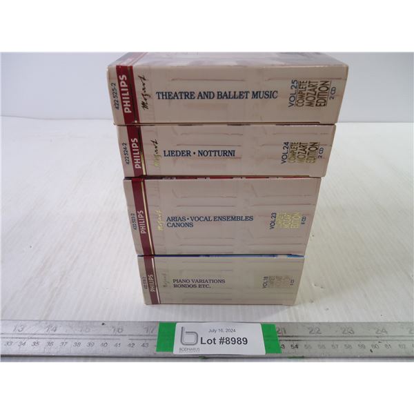 (4) Complete Mozart Collection-Vol.18,23,24 and 25