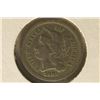 Image 1 : 1881 US THREE CENT PIECE "NICKEL"