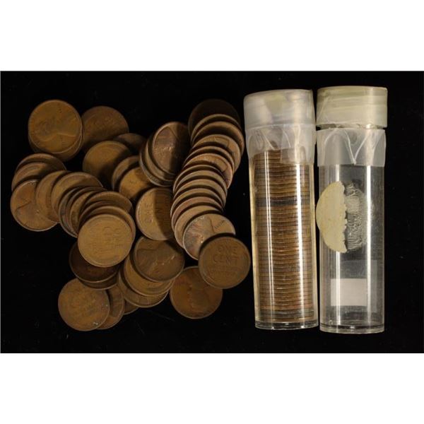 2-SOLID DATE ROLLS OF LINCOLN WHEAT CENTS: 1916 &