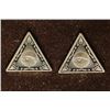 Image 1 : 2-2 GRAM .999 FINE SILVER PROOF PYRAMID INGOTS