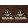 Image 2 : 2-2 GRAM .999 FINE SILVER PROOF PYRAMID INGOTS