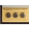 Image 1 : 1979-P/D/S SBA DOLLAR SOUVENIR SET WITH ENVELOPE