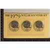 Image 2 : 1979-P/D/S SBA DOLLAR SOUVENIR SET WITH ENVELOPE
