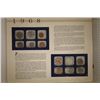 Image 2 : 1968-P/D/S US MINT SET (UNC) ON LARGE INFO CARD