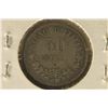 Image 2 : 1863-M ITALY SILVER 50 CENTESIMI .0723 OZ. ASW