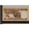 Image 2 : BANK OF ZAMBIA 5 KWACHA CRISP UNC COLORIZED BILL
