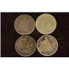 Image 1 : 1841,1874,75 & 1876 SILVER SEATED LIBERTY DIMES