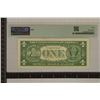 Image 2 : 1957-A $1 SILVER CERTIFICATE PMG 50 ABOUT UNC