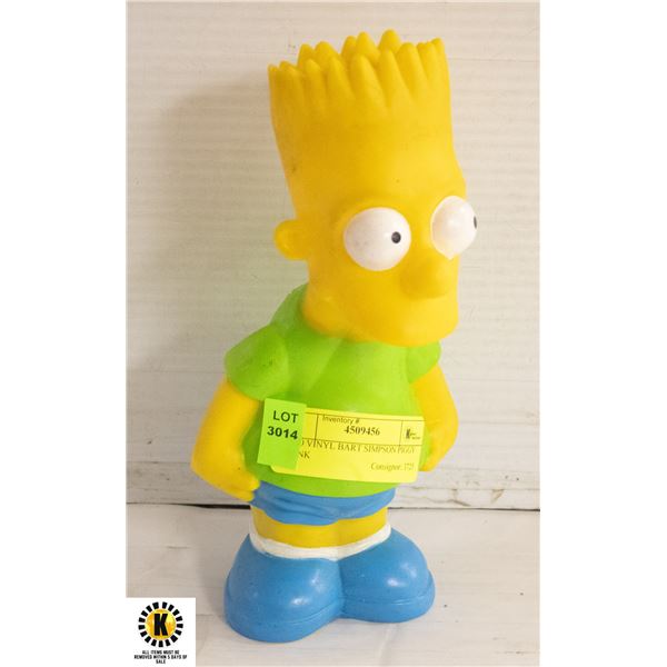 1990 VINYL BART SIMPSON PIGGY BANK