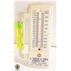 Image 1 : TIN GULF SERVICE STATION THERMOMETER