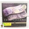 Image 1 : CANADA MINT 10 DOLLAR BILL UNCIRCULATED SET