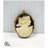 Image 1 : ANTIQUE CAMEO PENDANT LOCKET
