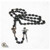 Image 1 : ANTIQUE ROSARY BEADS AND CROSS