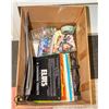 Image 1 : BOX LOT OF ELVIS LPS COLLECTOR TOYS AND MORE...