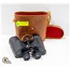 Image 1 : VINTAGE BINOCULARS W LEATHER CASE