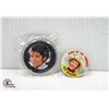 Image 1 : VINTAGE MICHAEL JACKSON & ROY ROGERS BUTTONS