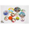 Image 1 : LOT VINTAGE PIN BACK BUTTONS ASSTD