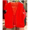 Image 1 : 1970S LADIES RED VEST SZ MED