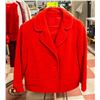 Image 1 : 1970S LADIES RED COAT & SKIRT SET SZ SM