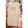 Image 1 : 1960S WHITE W METALLIC THREAD DRESS SIZE S/M