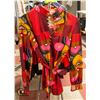 Image 1 : 1960S POP ART PRINT BELTED DRESS SZ S/M