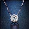 Image 2 : 2 CT GRA CERTIFIED MOISSANITE 925 SILVER NECKLACE