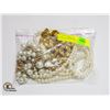 Image 1 : LOT ASSORTED ESTATE NECKLACES