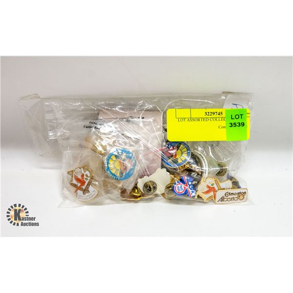 LOT ASSORTED COLLECTOR PINS