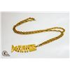 Image 1 : VINTAGE GOLD TONE FISH NECKLACE