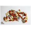 Image 1 : LONG SHELL AND STONE NECKLACE