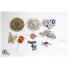 Image 1 : LOT ASSORTED VINTAGE BROOCHES MORE