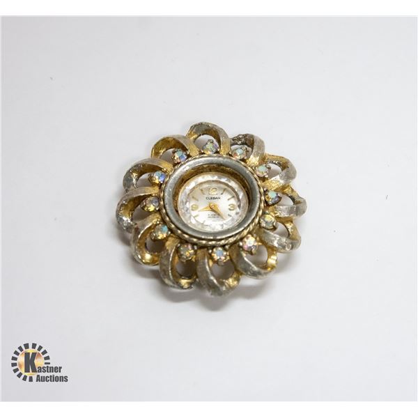 1950S CLEBAR PENDANT WATCH MECHANICAL WORKS