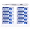 Image 1 : NEW FLAT OF MJM 10PCS SCALPEL BLADES WITH HANDLE