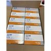 Image 2 : NEW CASE OF MEDIUM DISPOSABLE CLEAR PVC VINYL GLOVES - 10 PACKS OF 100
