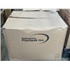 Image 2 : TWO CASES OF WHITE PLASTIC CONTAINERS, 440 COUNT/CASE AND ONE CASE OF CLEAR PLASTIC DOME CONTAINERS
