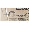 Image 2 : NEW ECOSOFT BATH TISSUE, CASE OF 36 ROLLS